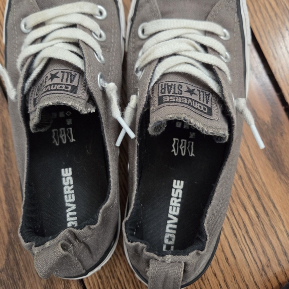 Converse Sneakers Low Top Chuck Taylor All Star Gray Shoes Women's Size 8 - Picture 6 of 8